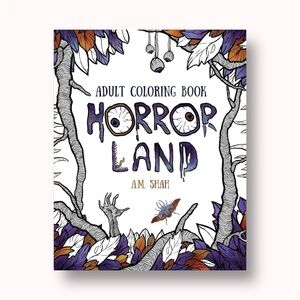 FREE WITH $30+ NEW Horror Land adult coloring book
